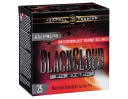 Federal Black Cloud FS Steel 2.75" 12 Gauge Ammo 2, 25/box - PWBX1472