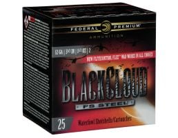 Federal Black Cloud FS Steel 3.5" 12 Gauge Ammo 2, 25/box - PWBX1342