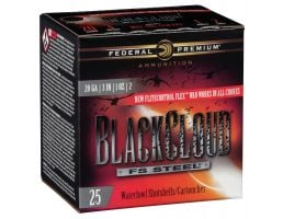 Federal Black Cloud FS Steel 3" 20 Gauge Ammo 2, 25/box - PWBX2092