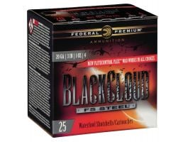 Federal Black Cloud FS Steel 3" 20 Gauge Ammo 4, 25/box - PWBX2094