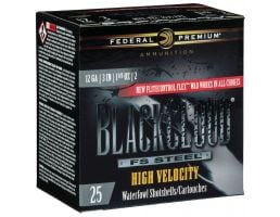Federal Black Cloud FS Steel 3" 12 Gauge Ammo 2, 25/box - PWBXH1432