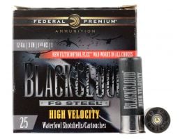 Federal Black Cloud FS Steel 3" 12 Gauge Ammo 1, 25/box - PWBX143 1