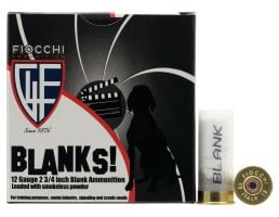 Fiocchi Shotgun Blank 12 Gauge Ammo, 25/box - 12BLANK