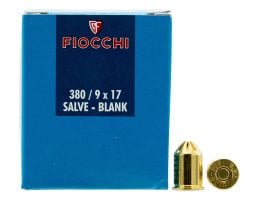 Fiocchi .380 Rimmed Short Blank Ammo, 50/box - 380BLANK