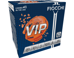 Fiocchi Exacta VIP 2.75" 20 Gauge Ammo, 250 Rounds - 20VIP9