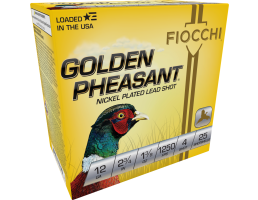 Fiocchi Extrema Golden Pheasant 2.75" 12 Gauge Ammo, 250 Rounds - 12GP4