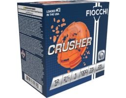 Fiocchi Exacta Super Crusher 2.75" 12 Gauge Ammo, 250 Rounds - 12CRSR75