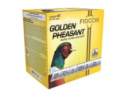 Fiocchi Extrema Golden Pheasant 2.75" 28 Gauge Ammo, 250 Rounds - 28GP5