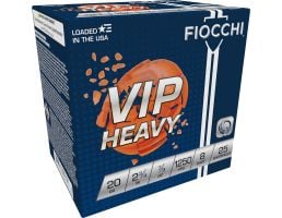 Fiocchi Exacta VIP Heavy 2.75" 20 Gauge Ammo, 250 Rounds - 20VIPH8