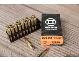 Gemtech 208 gr Polymer Tip .300 Blackout Ammo, 20/box - 3010163