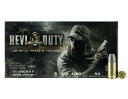 Hevi-Shot Hevy-Duty Centerfire 100 gr Frangible 9mm Ammo, 50/box - 99009