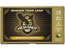 Hevi-Shot Max Defense 2.75" 12 Gauge Ammo T, 5/box - 52751