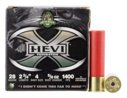 Hevi-Shot Hevi-X 2.75" 28 Gauge Ammo 4, 25/box - 52804