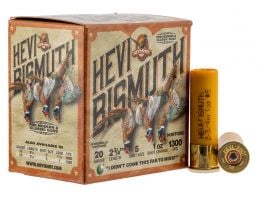 Hevi-Shot Hevi-Bismuth Upland 2.75" 20 Gauge Ammo 5, 25/box - 17715