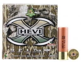 Hevi-Shot Hevi-X Mossy Oak Bottomland 3" 12 Gauge Ammo 6, 25/box - 50306
