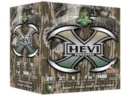 Hevi-Shot Hevi-X Mossy Oak Bottomland 3" 20 Gauge Ammo 6, 25/box - 52306