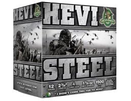 Hevi-Shot Hevi-Steel 2.75" 12 Gauge Ammo 4, 25 Rounds - 61224