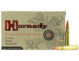 Hornady Dangerous Game 225 gr SP-RP Interlock .376 Steyr Ammo, 20/box - 8234