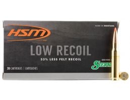 HSM Ammunition Low Recoil 150 gr .308 Win Ammo, 20/box - HSM-308-44-N
