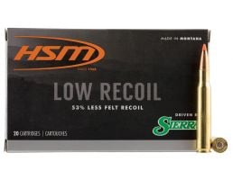 HSM Ammunition Low Recoil 150 gr .30-06 Spfld Ammo, 20/box - HSM-30-06-42-N