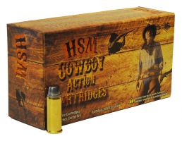 HSM Ammunition Cowboy Action 165 gr Hard Lead Round Nose Flat Point .30-40 Krag Ammo, 20/box - HSM-30-40Krag-8-N