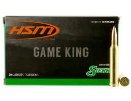 HSM Ammunition Game King 140 gr Spitzer Boat Tail 7mm Rem Mag Ammo, 20/box - HSM-7mmMAG-21-N