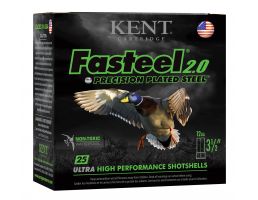 Kent Cartridge Fasteel 2.0 Precision Plated Steel 3.5" 12 Gauge Ammo BB, 25rds - K1235FS36BB