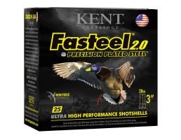 Kent Cartridge Fasteel 2.0 Precision Plated Steel 3" 20 Gauge Ammo 3, 250 Rounds - K203FS283