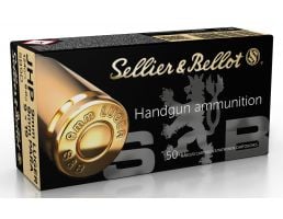 Sellier & Bellot 124 gr Jacketed Hollow Point 9mm Ammo, 50/box - SB9D
