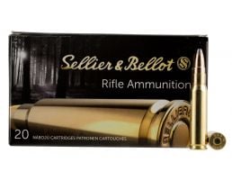 Sellier & Bellot 180 gr Semi-Jacketed Soft Point Cutting Edge .308 Win/7.62 Ammo, 20/box - SB308F
