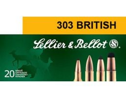 Sellier & Bellot 150 gr Semi-Jacketed Soft Point .303 British Ammo