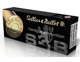 Sellier & Bellot 255 gr Jacketed Hollow Point .460 S&W Mag Ammo, 20/box - SB460B