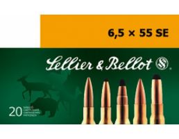 Sellier & Bellot 140 gr Full Metal Jacket 6.5x55mm Swedish Ammo