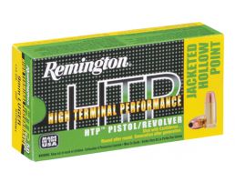 Remington HTP 155 gr Jacketed Hollow Point .40 S&W Ammo, 50/box - RTP40SW1