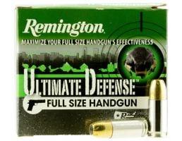 Remington Ultimate Defense 9mm +P Ammo 124 Gr BJHP 20rds - HD9MMD