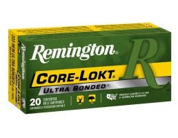 Remington Core-Lokt 62 gr Ultra Bonded Pointed Soft Point .223 Rem Ammo, 20/box - R223R8