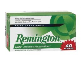Remington UMC 150 gr Full Metal Jacket .308 Win Ammo, 40/box - L308W4B