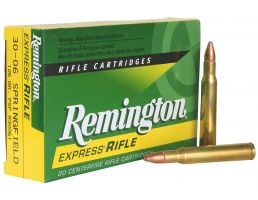 Remington Core-Lokt 125 gr Pointed Soft Point .30-06 Spfld Ammo, 20/box - R30061