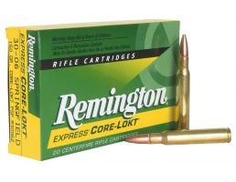 Remington Core-Lokt 225 gr Pointed Soft Point .338 Win Mag Ammo, 20/box - R338W1