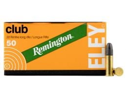 Remington Eley Club Xtra 40 gr Lead Round Nose .22lr Ammo, 50/box - RE22CX