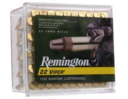 Remington 22 Viper 36 gr Truncated Cone Solid .22lr Ammo, 100/box - 1900