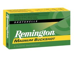 Remington Express Magnum 3" 12 Gauge Ammo 4 Buck, 5/box - 12HB4