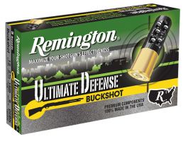 Remington Ultimate Defense 2.75" 12 Gauge Ammo 00 Buck, 5/box - 12B009HD