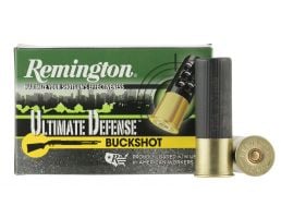 Remington Ultimate Defense 3" 12 Gauge Ammo 00 Buck, 5/box - 12HB00HD