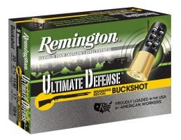 Remington Ultimate Defense 2.75" 20 Gauge Ammo 3 Buck, 5/box - 20BRR3HD