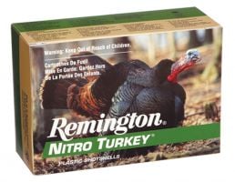 Remington Nitro Turkey, Extended Range Buffered Magnums 2.75" 12 Gauge Ammo 4, 10/box - NT12S4