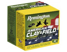 Remington American Clay & Field Sport 2.75" 12 Gauge Ammo 8, 25/box - HT128