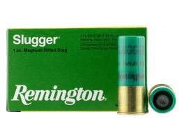 Remington Slugger 2.75" 12 Gauge Ammo, 5/box - S12SRS
