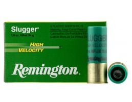 Remington Slugger High Velocity 2.75" 12 Gauge Ammo, 5/box - SPHV12RS