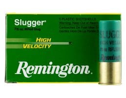 Remington Slugger High Velocity 3" 12 Gauge Ammo, 5/box - SPHV12MRS